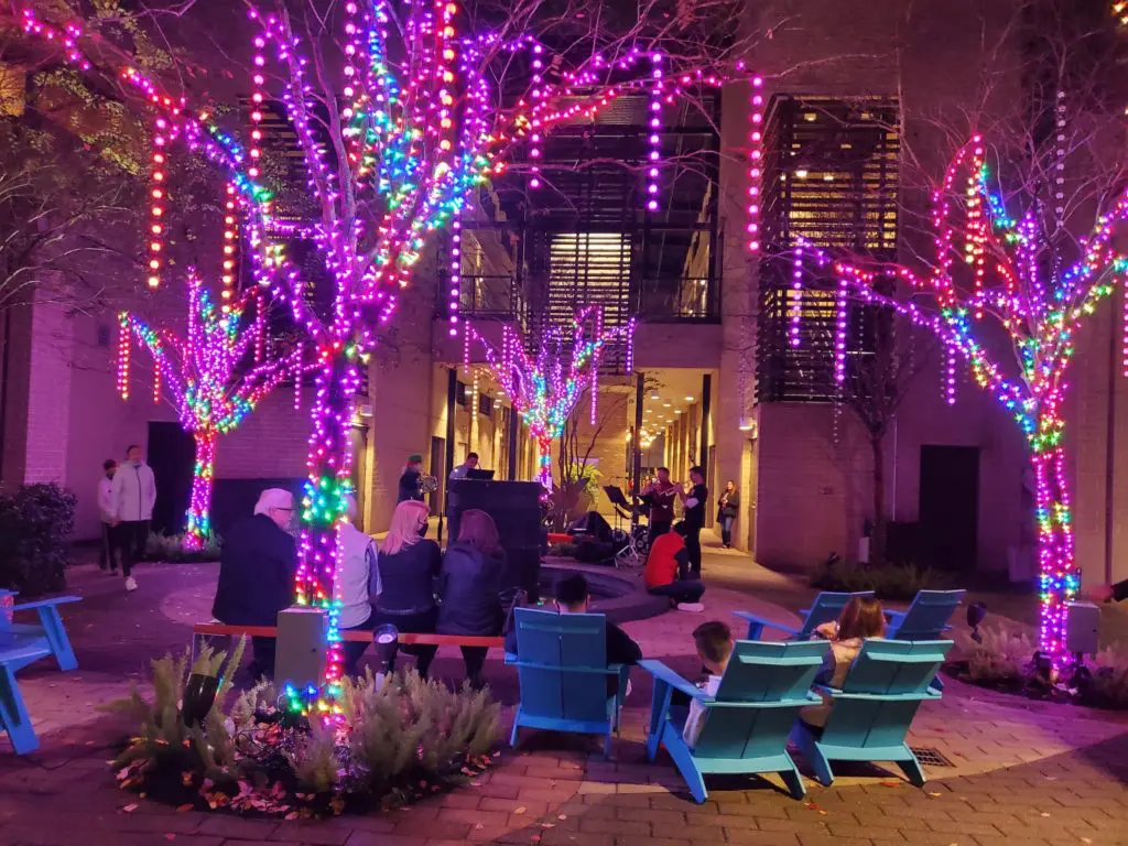 The Singing Trees was a Covid-safe holiday event.