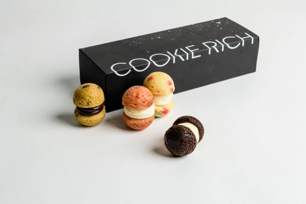 Lorin Peters' Cookie Rich offerings come in packages of 12 and of four, available for oder on line. (Photo by Todd White)