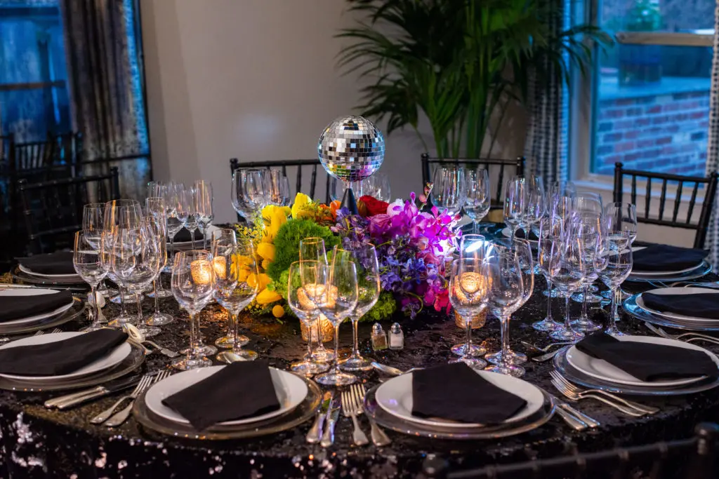 The Events Company provides decor for Deborah and Edward Koehler''s Houston Ballet Ball watch party. (Photo courtesy of The Events Company)