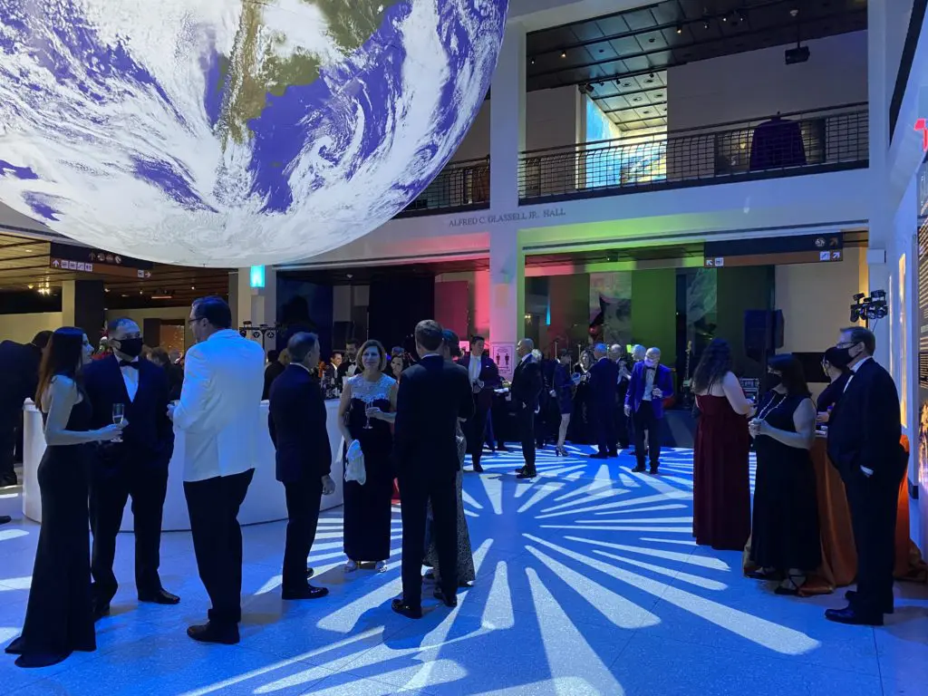 The Houston Museum of Natural Science 'Tour the World' gala began and ended beneath the moonlight in the Alfred Glassell Jr. Hall.