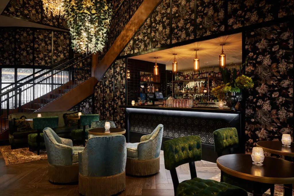 Wood-fired Italian grill Monarch is now open on the 49th floor of The National, where the jewel-box interiors rise to the menu’s grand occasion. (Photo by Jonathan Zizzo)