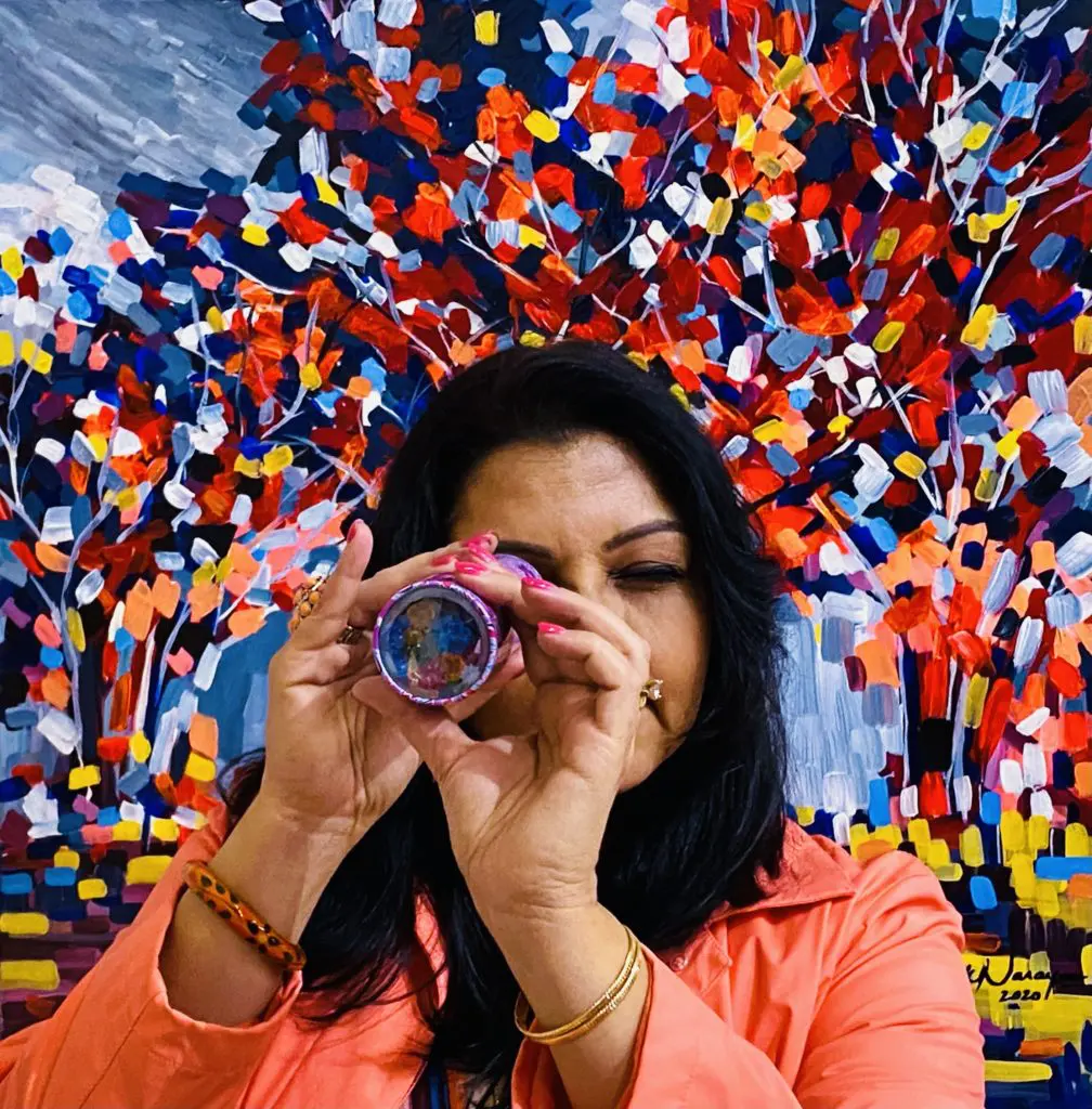Dallas-based artist Janak Narayan is debuting her solo exhibition "Kaleidoscope" this spring.