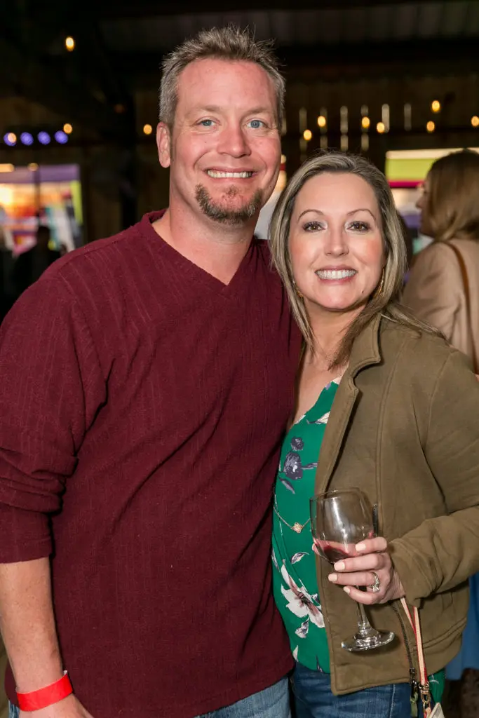 Rusty & Danielle Melcher at the Butcher's Ball held at The Halles in Round Top (Photo by Emily Jaschke)