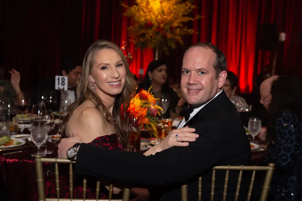 Rachel and Warren Ellsworth at the Houston Symphony Ball (Photo by Wilson Parish)
