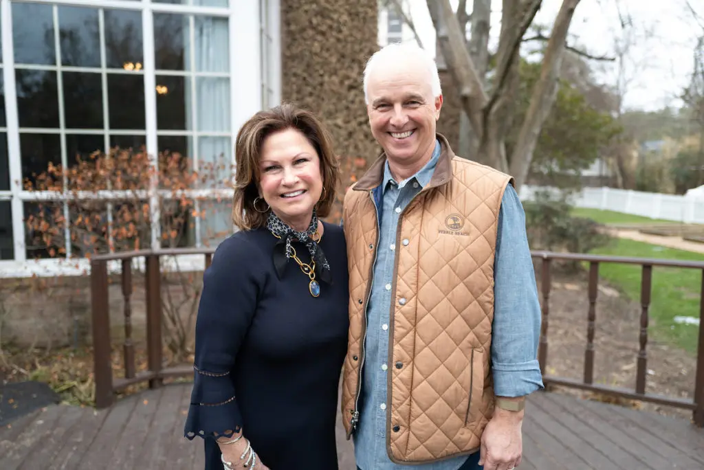 Lisa & Mark Jakel at The Houstonian's inaugural BBQ on the Bayou Cook-off.