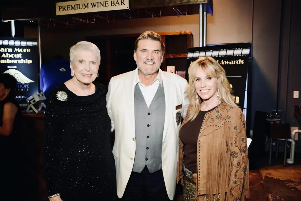 Jeanne Robertson, Dan Pastorini & Pam Morse at the Be An Angel Gala held at Bayou City Event Center (Photo by Chris Dishman)