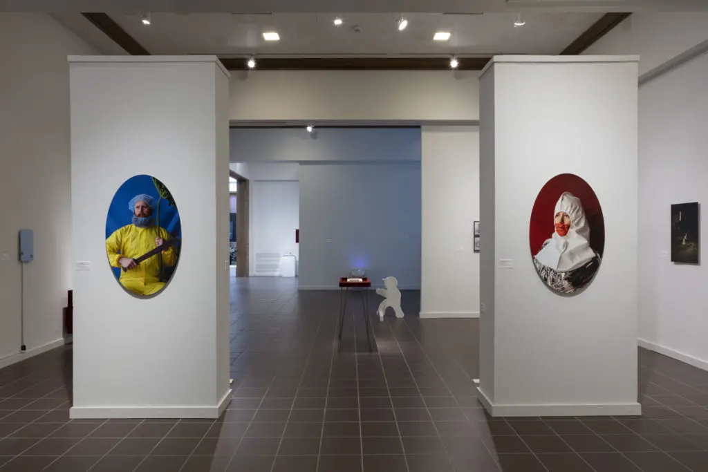 Become a piece of art, like the examples shown here of Emily Peacock's show at the Art Museum of South Texas in Corpus Christi. Courtesy Lawndale Art Center. 