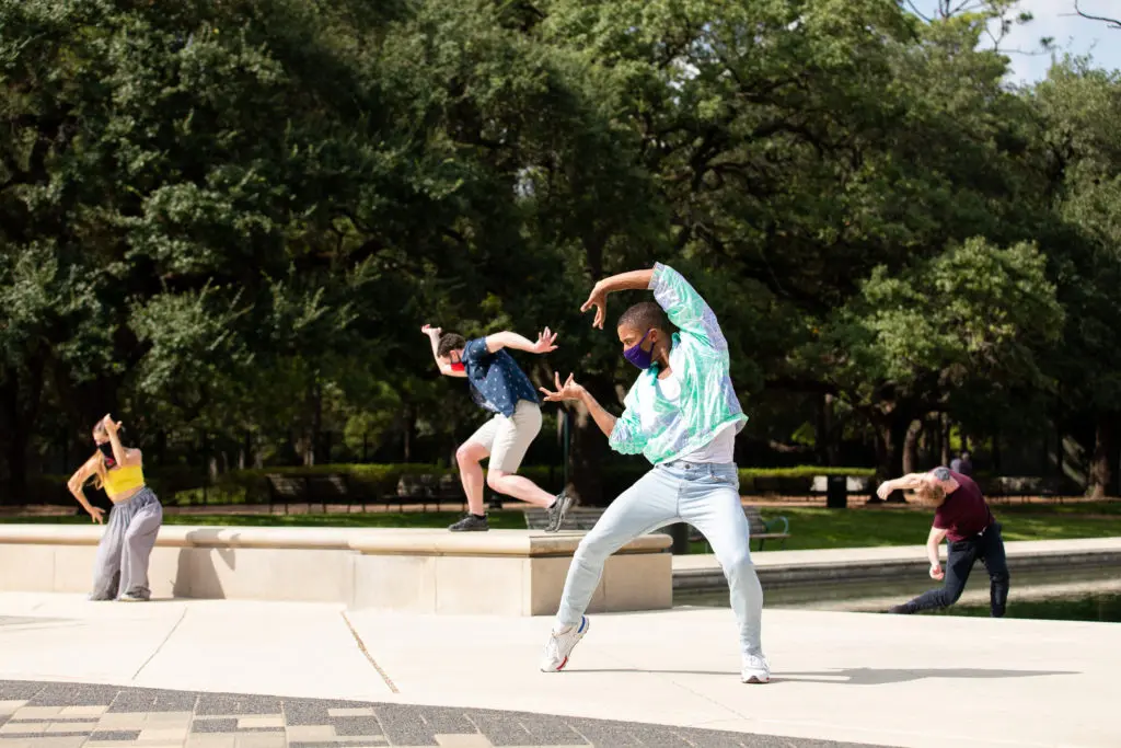 Houston Ballet video shoot for "Restoration." (Photo by Lawrence Elizabeth Knox)