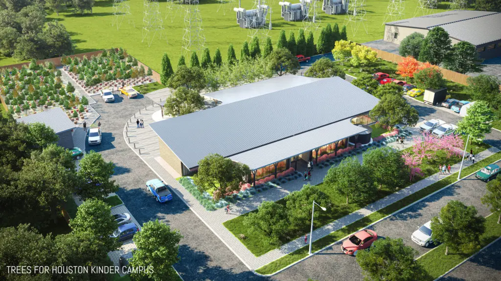 Kirksey Architecture and Lauren Griffith Associates have designed the new Garden Oaks campus for Trees for Houston.