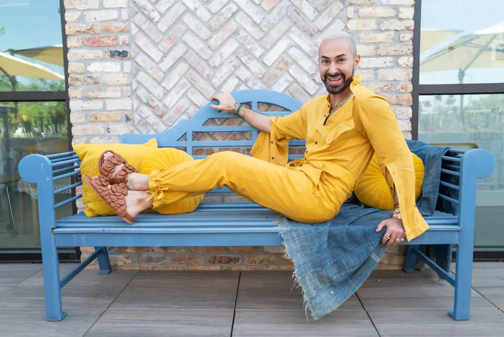 Birthday boy Fady Armanious celebrates his 39th with friends during a Sunday Funday on   rooftop terrace of Boulevard Realty in The Heights. (Photo by Daniel Ortiz)