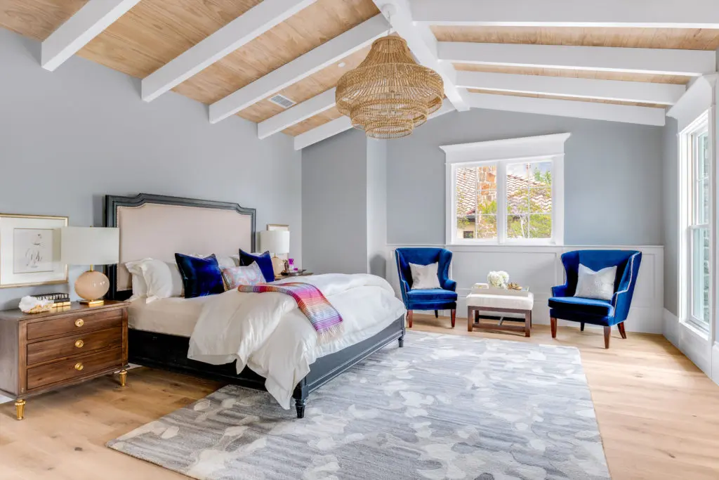 The master bedroom also comes with a private balcony. (Photo courtesy of Compass Real Estate)