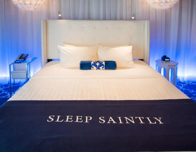 Rendering of a guest room in The Saint Hotel Charleston which should open later this year.