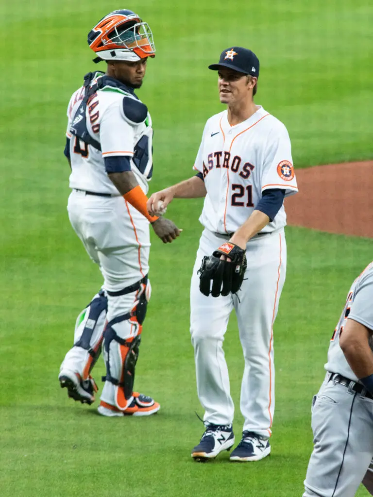 Zack Greinke never had it against the Detroit Tigers. (Photo by F. Carter Smith)