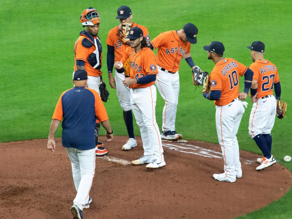 Lance McCullers Jr. never likes being taken out of the game. (Photo by F. Carter Smith)