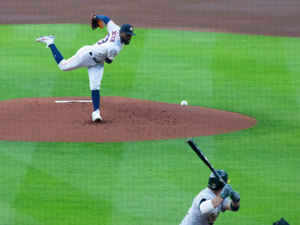 Cristian Javier struck out five of the first six batters he faced. (Photo by F. Carter Smith)