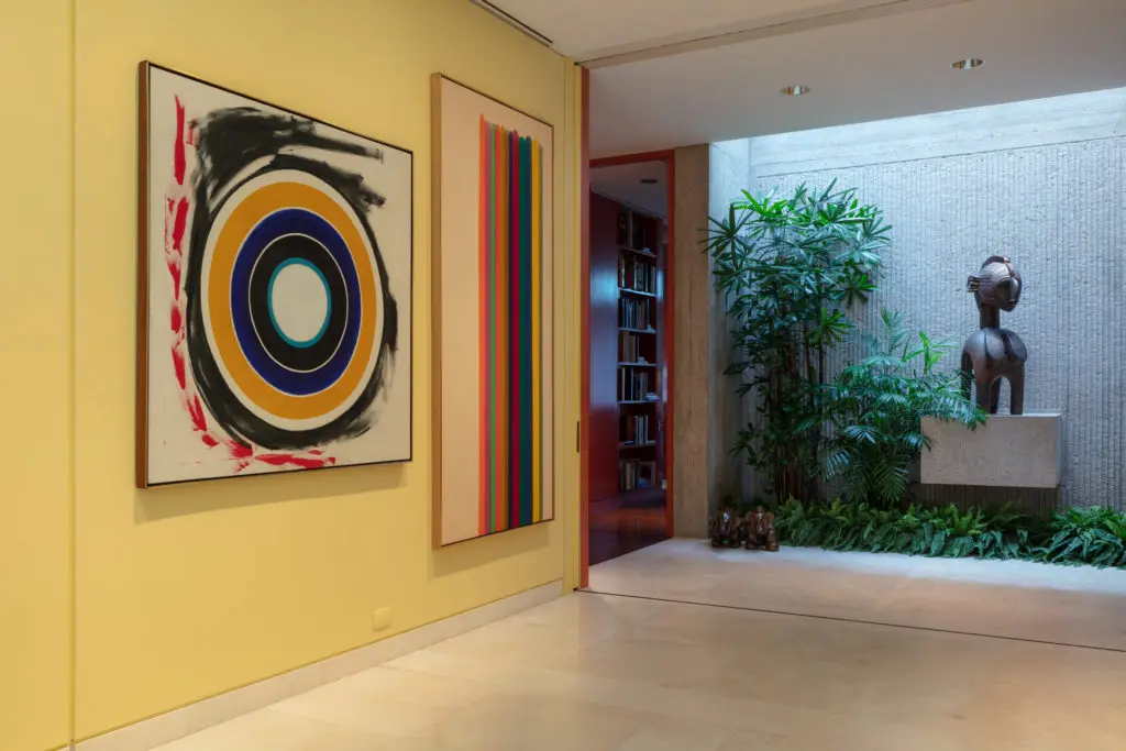 Anne Marion devoted her life to numerous causes, notably modern and contemporary art and championing museums, in Texas and beyond. Kenneth Noland's "Rocker," 1958, and Morris Louis' "Moving In," 1962, were among her signature finds. Featured in the auction, "American Visionary: The Collection of Mrs. John L. Marion," Wednesday, May 12, 2021, at Sotheby's New York, the Kenneth Noland set a record at $4.25 million; the Morris Louis went for $2.19 million. 