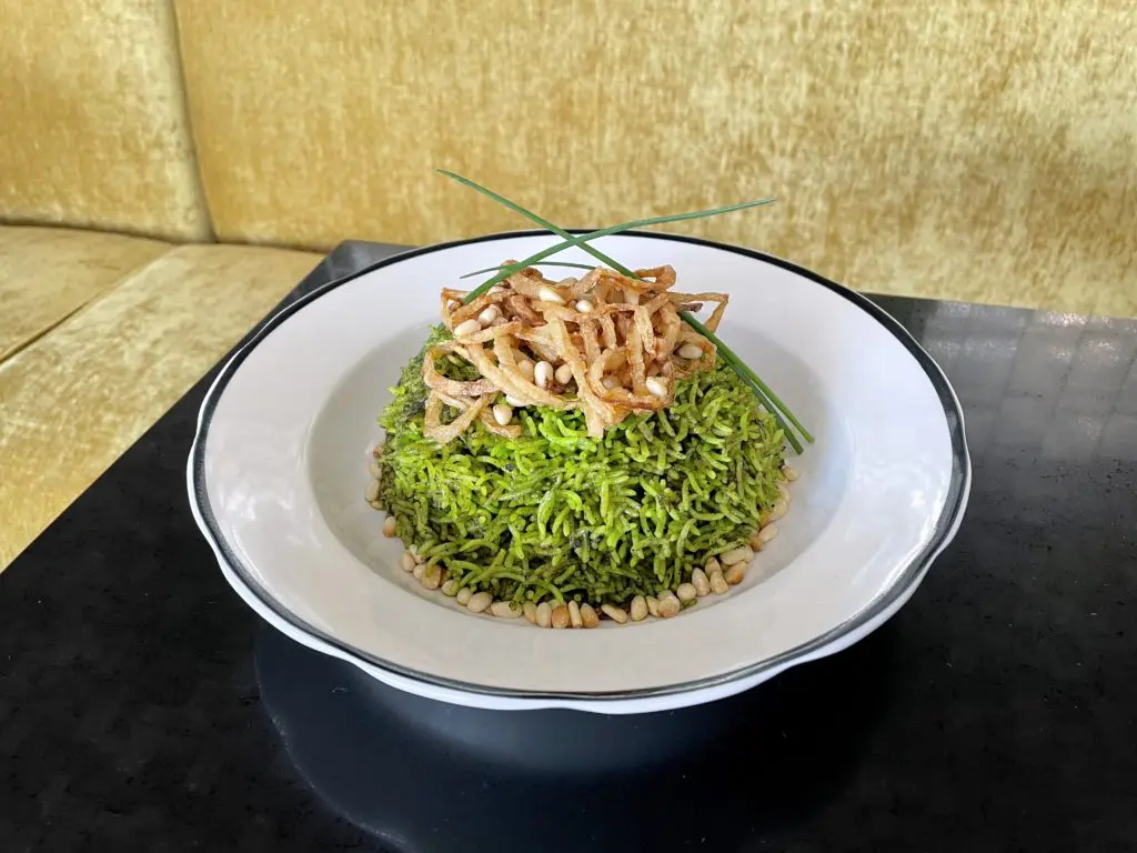 There are various grains and lentils to choose from at Âme including the Emerald Pilaf. (Courtesy of Ame)