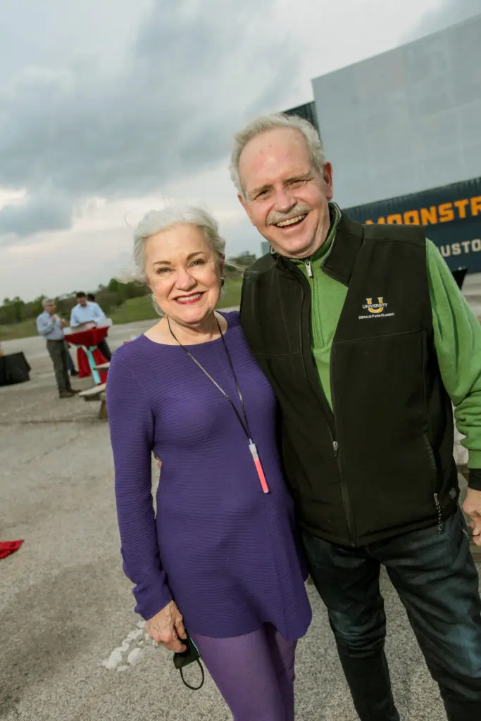 Jo & Jim Furr attend the Kinder HSPVA Encore fundraiser at Moonstruck Drive-In Cinema. (Photo by Katy Anderson )