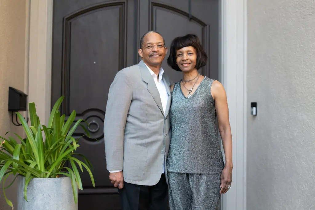 Wayne & Judy McConnell tune in from home for the Memorial Hermann Foundation 'Circle of Life Gala.' (Photo by Daniel Ortiz)