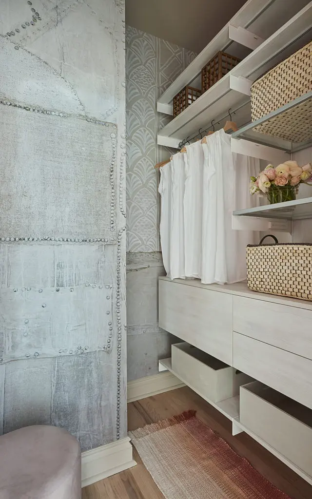 Bathroom detail  Nina Magon's bedroom in the Kips Bay Decorator Show House  Palm Beach.
 (Photo by Carmel Brantley)