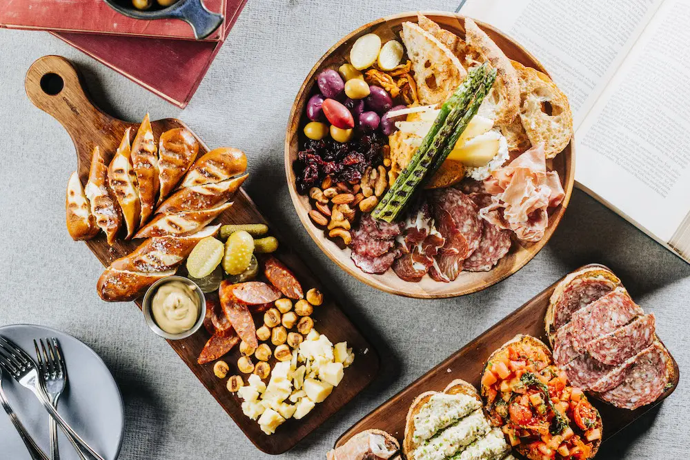 Postino Wine Cafe offers a full-menu of food. (Photo by Kathy Tran )