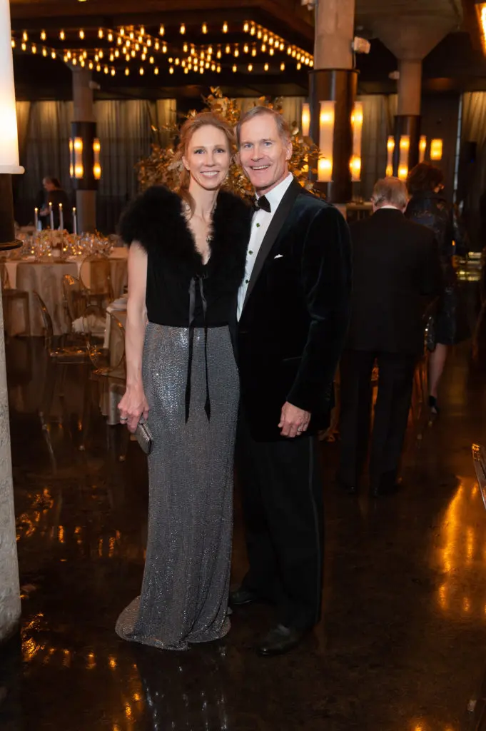 Kimberly & James Bell at the Houston Symphony wine dinner, held at The Astorian (Photo by Wilson Parrish)