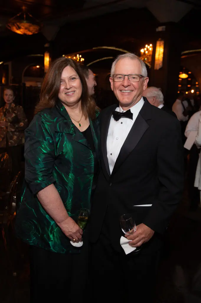 Barbara & Pat McCelvey at the Houston Symphony wine dinner, held at The Astorian (Photo by Wilson Parrish)