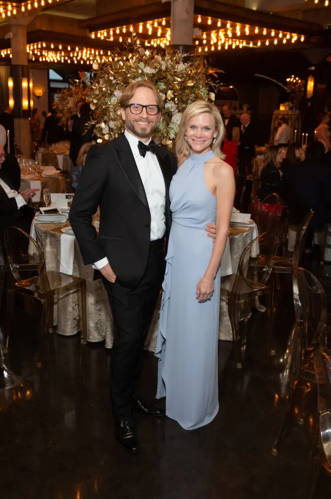 Eric Lindsey & Lisa Rydman at the Houston Symphony Wine Dinner at The Astorian (Photo by Wilson Parrish)