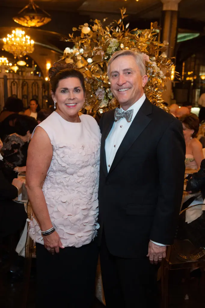 Lesha & Tom Elsenbrook at the Houston Symphony Wine Dinner at The Astorian (Photo by Wilson Parrish)