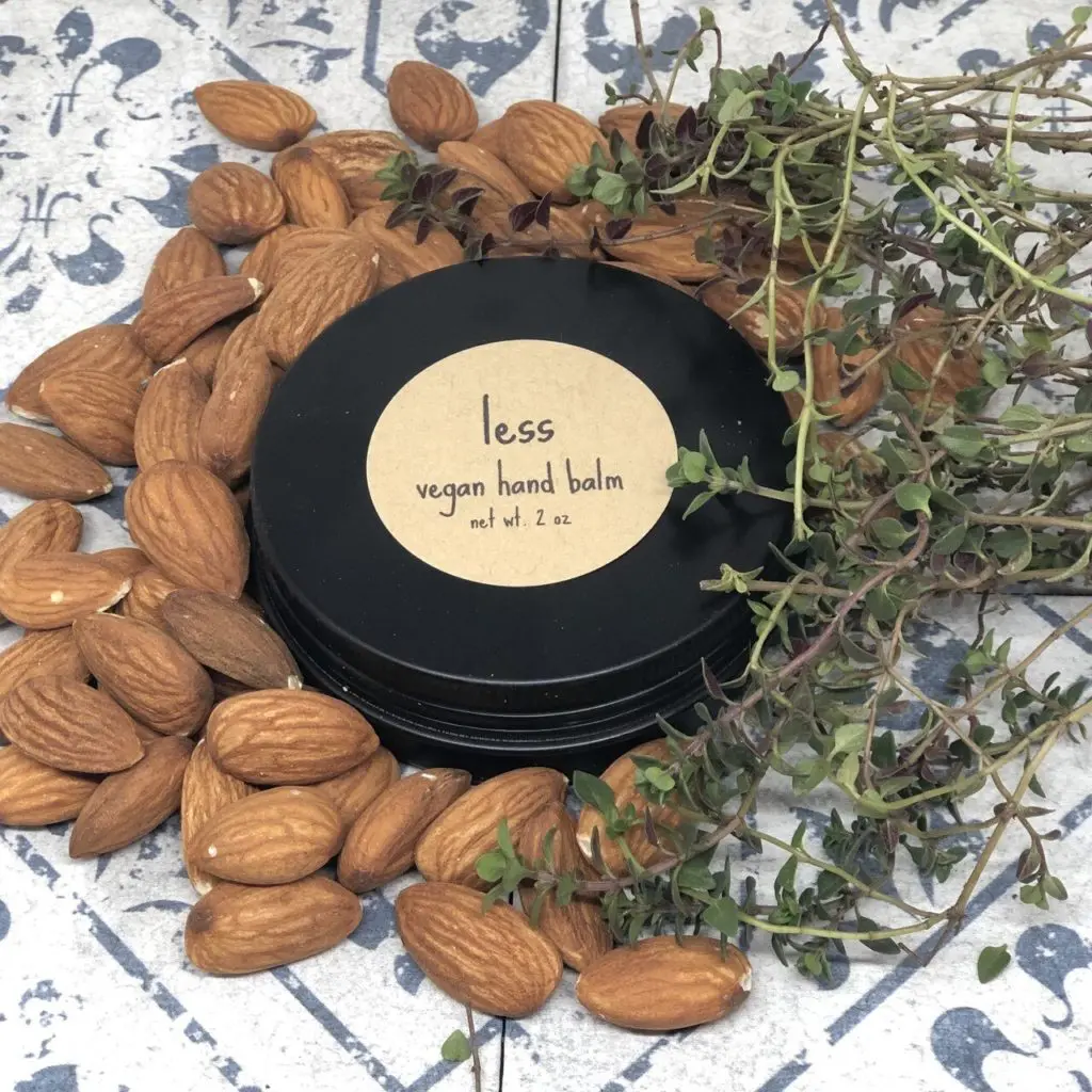 Less products believe less is more from ingredients to packaging - vegan hand balm.