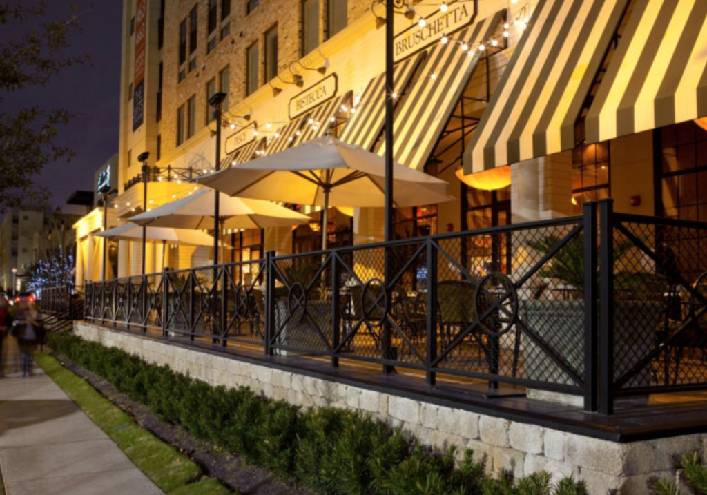 Brio Italian Grille features breezy patios and comfortable seating.