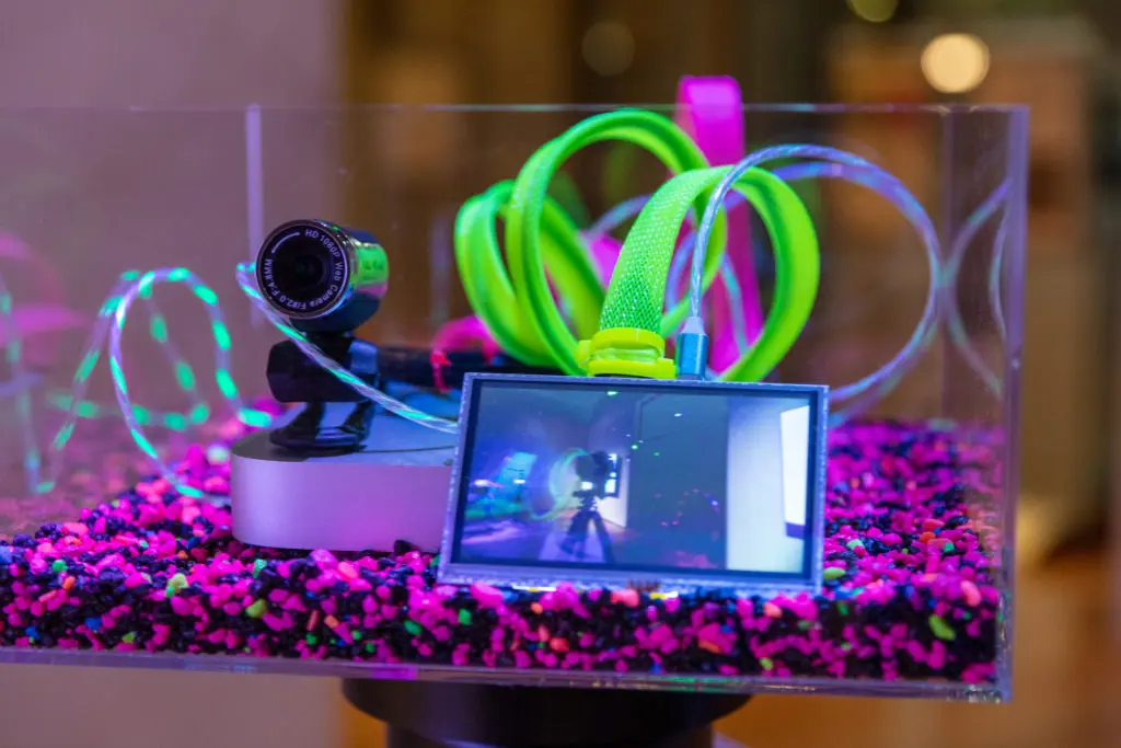 "The Eye" allows virtual viewers to experience the exhibit from home.