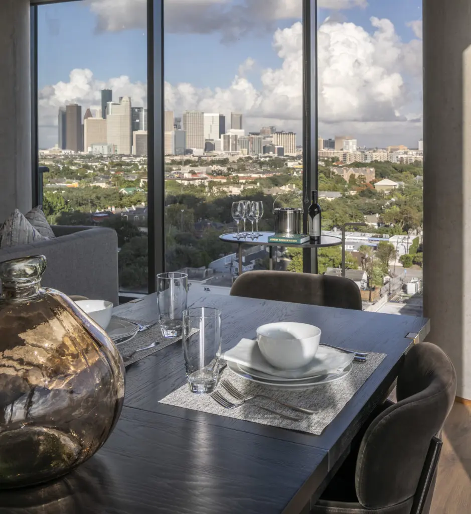 Even many of the lower floors at The Residences at La Colombe d'Or offer some impressive views. (Photo by Mabry Campbell)