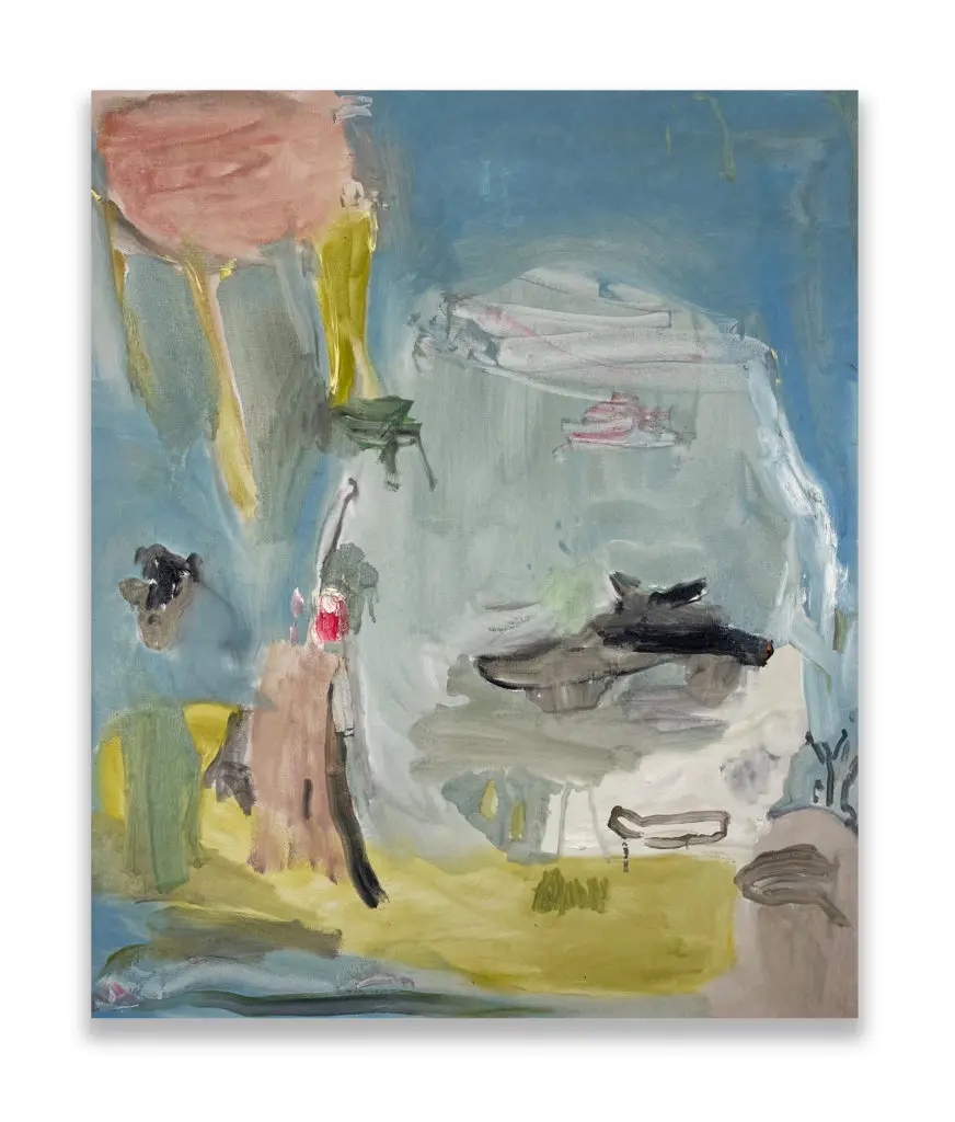 B. Chehayeb's "On the day you were born," 2021, at Galleri Urbane
