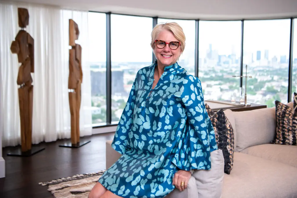 Caterer/event planner Elizabeth Swift at The Parklane near Hermann Park.