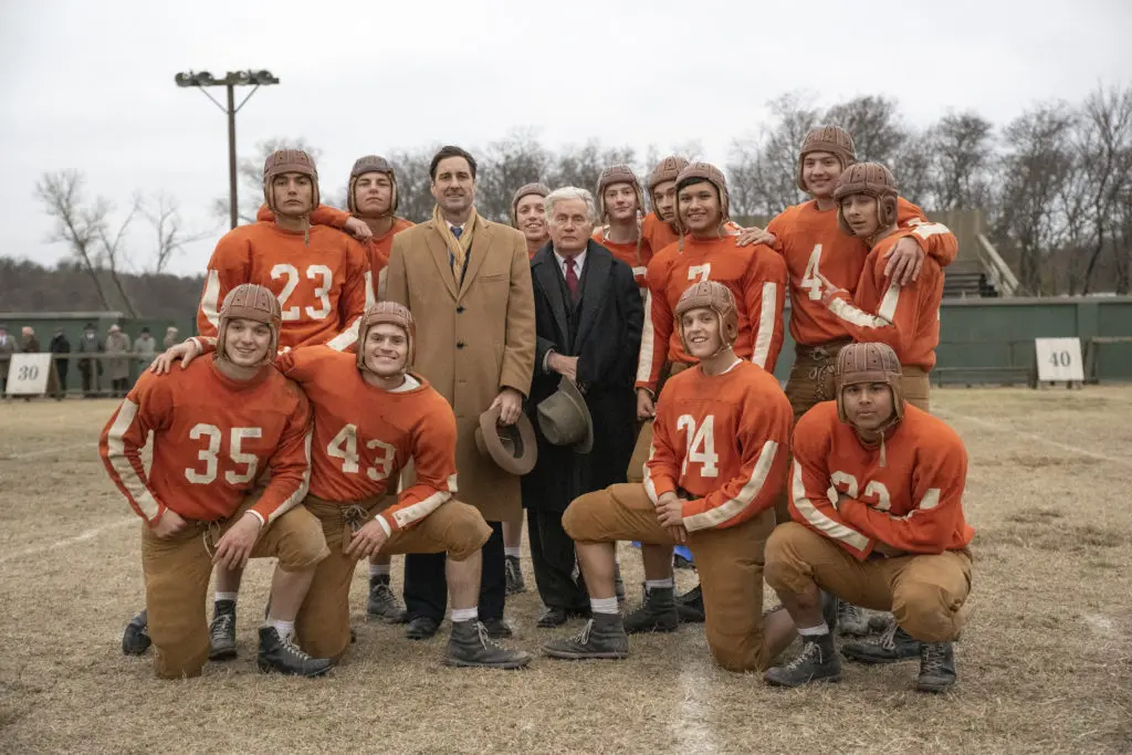 Luke Wilson and Martin Sheen star in 12 Mighty Orphans. Photo courtesy of Sony Classics.