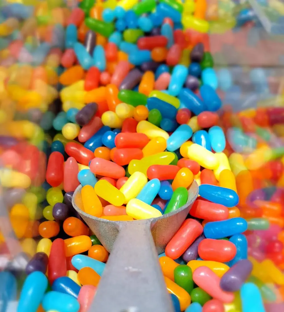 Hey Sugar stocks old-fashioned candy and flavored popcorn.