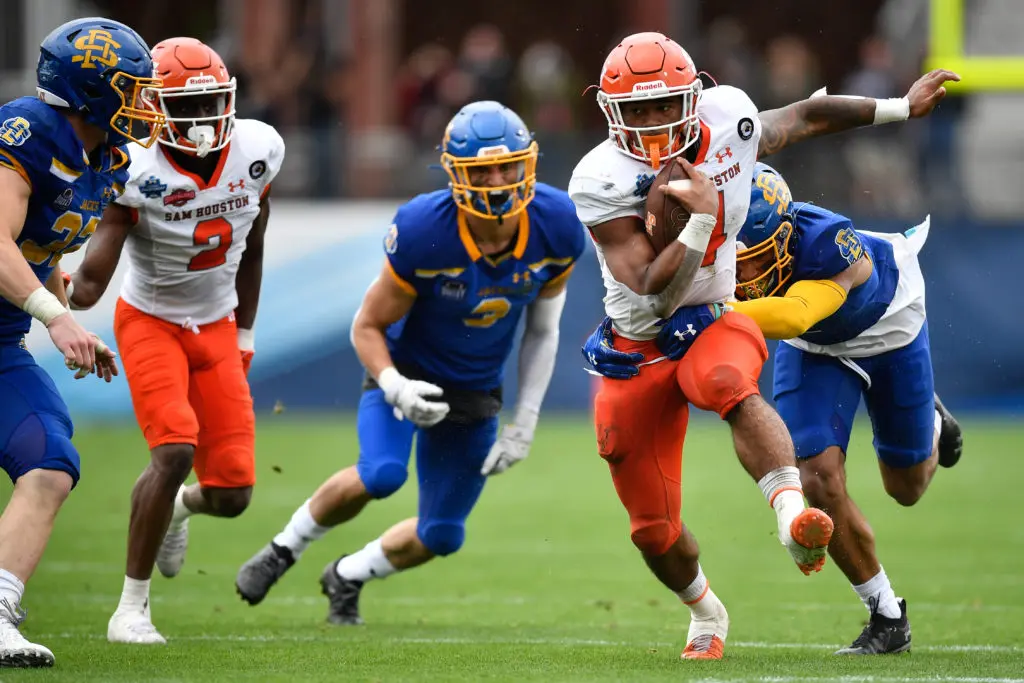 Ramon Jefferson gave Sam Houston critical ground yards all game long. (Photo by Andy Hancock/NCAA Photos via Getty Images)