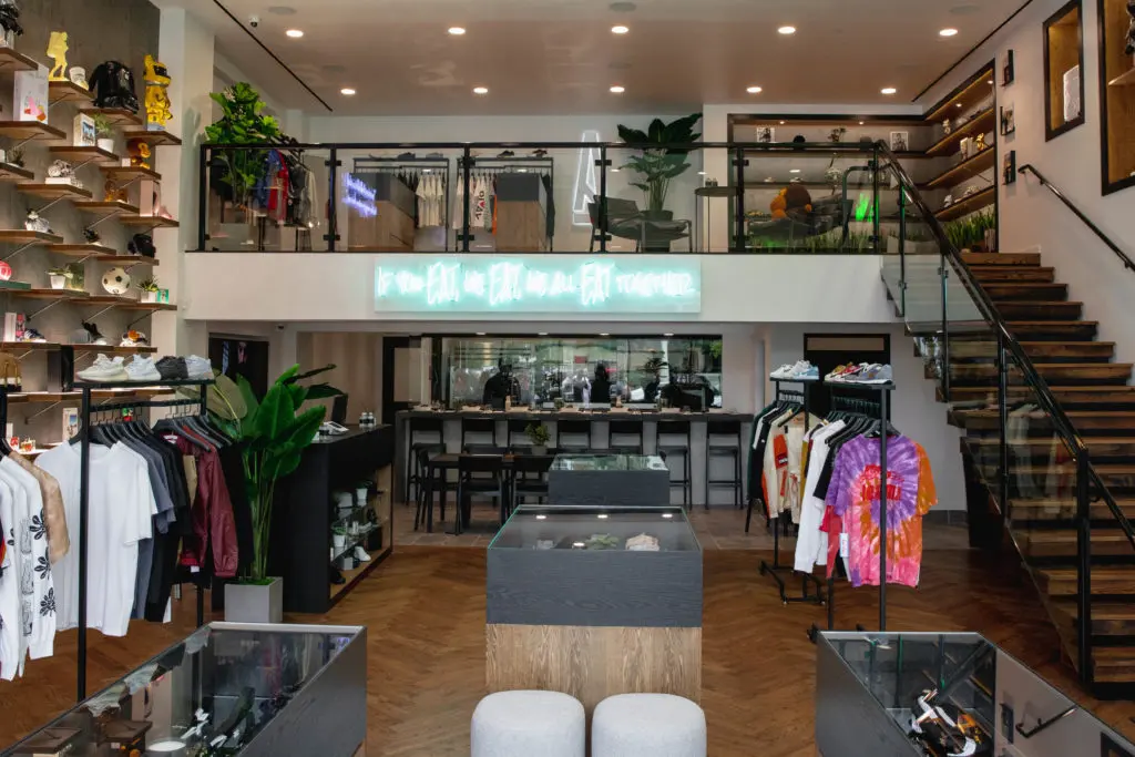 Eats is tucked beneath the mezzanine in A Ma Maniére in the Upper Kirby District. 