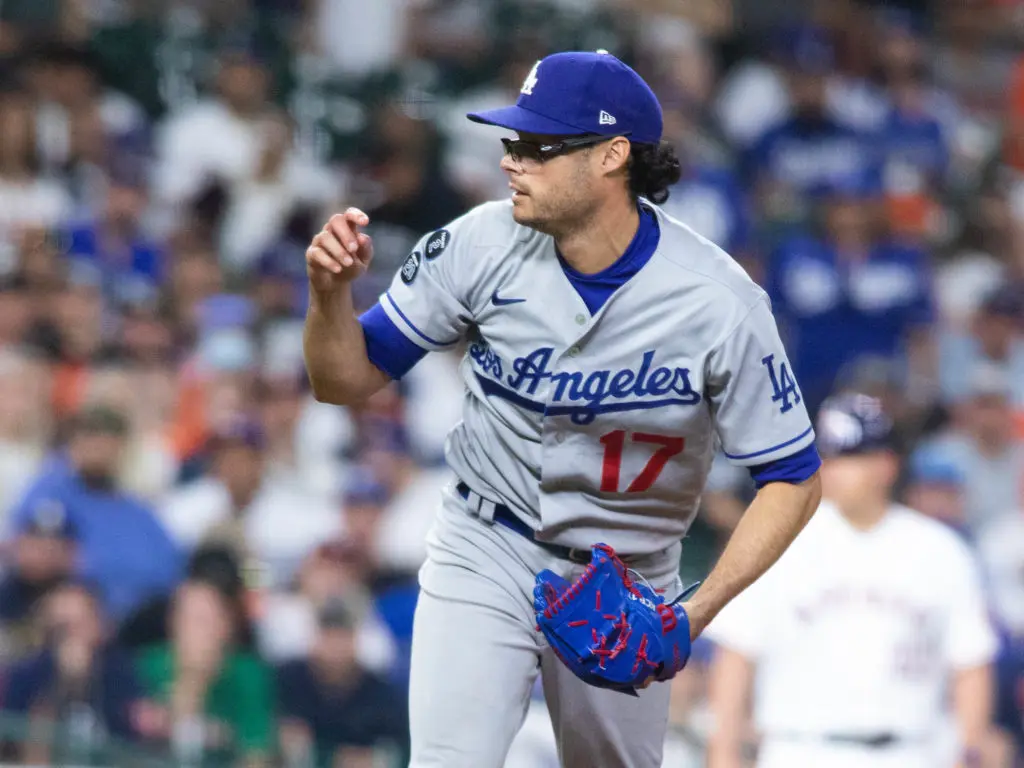 Joe Kelly always makes a Dodgers-Astros game that much more intense. And interesting. (Photo by F. Carter Smith)