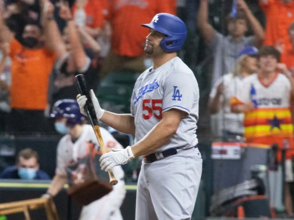 Albert Pujols struck out as the potential tying run with two outs in the ninth. (Photo by F. Carter Smith)