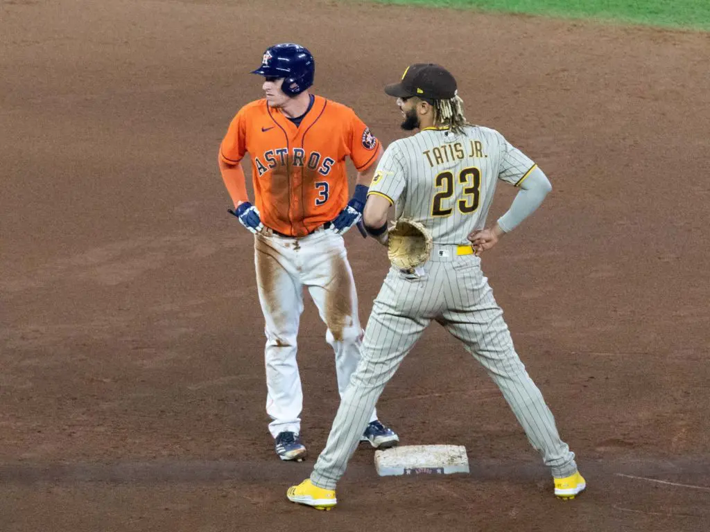 Fernando Tatis Jr. is a talkative presence in the field too. (Photo by F. Carter Smith)