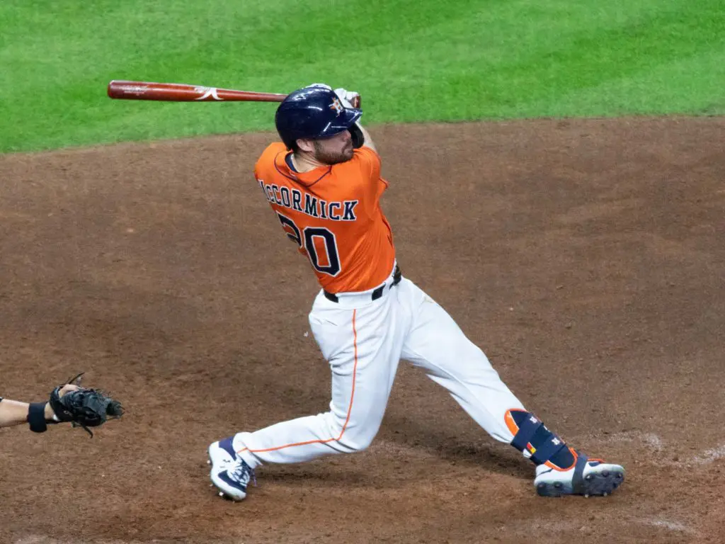 Chas McCormick knows he needs to make an impression at the plate for the Astros. (Photo by F. Carter Smith)