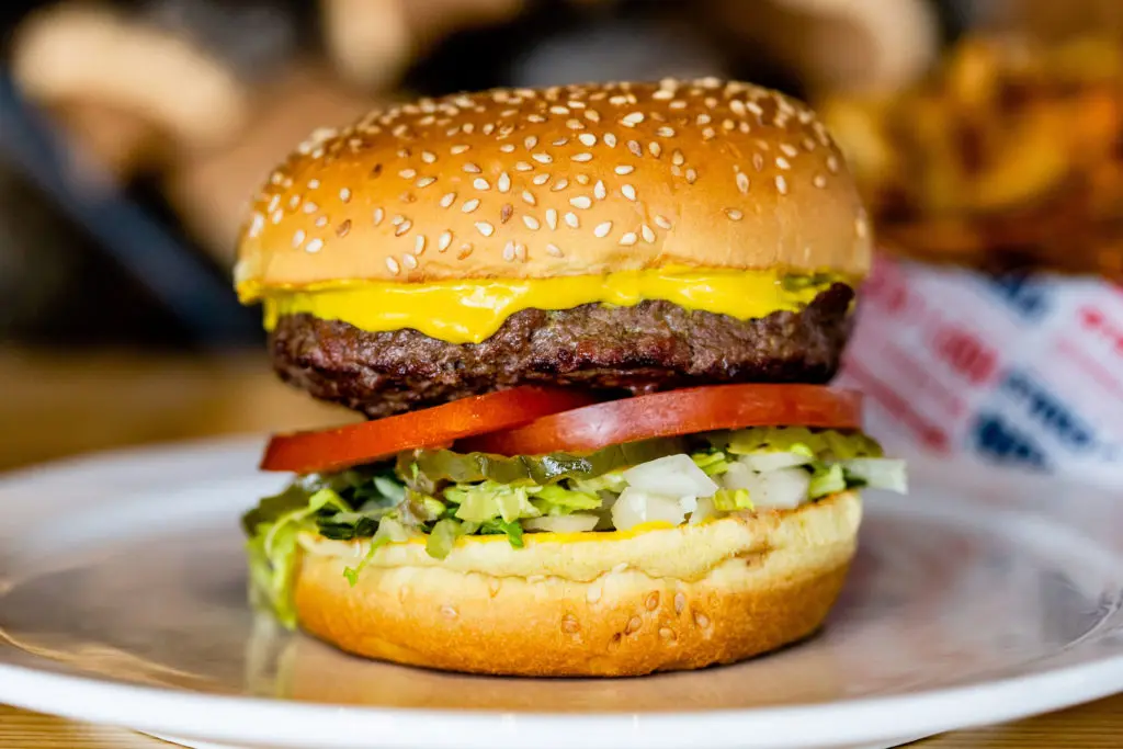 Becks Prime classic cheeseburger