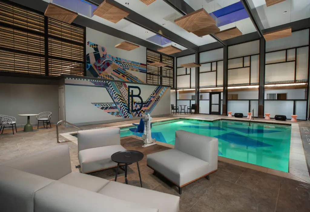 The Beeman Hotel has a newly designed indoor pool to take a dip in.
