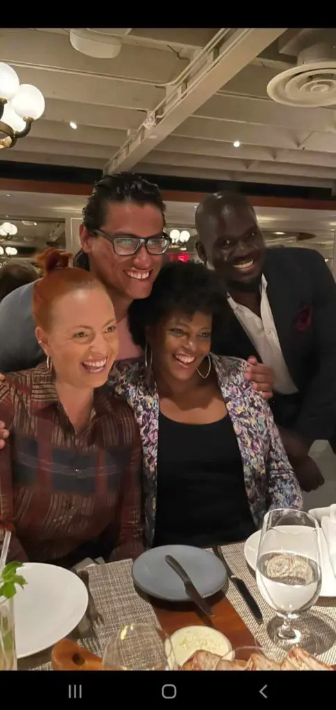Chef Byron Gomez, Chef Sasha Grumman,Chef Dawn Burrell, Bludorn GM Cherif Mbodji at Bludorn