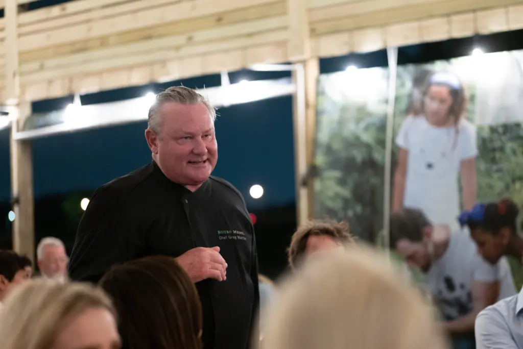 Bistro Menil's Chef Greg Martin at the Recipe for Success' Delicious Alchemy dinner  , (Photo by Daniel Ortiz)