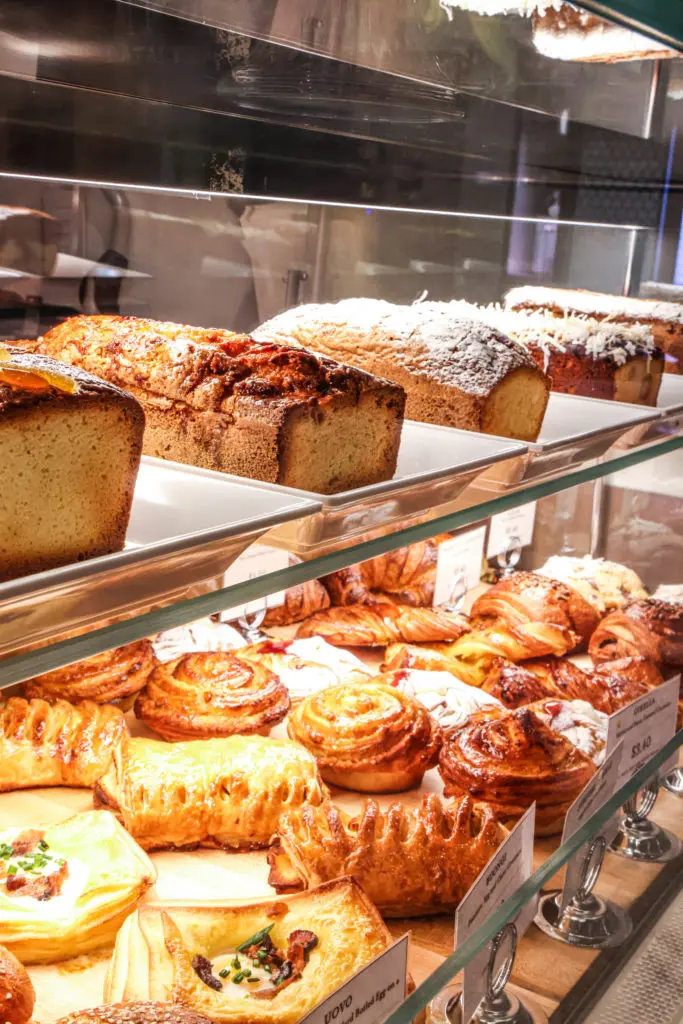 There are tons of authentic Italian pastries at Caffè Lavazza to choose from.