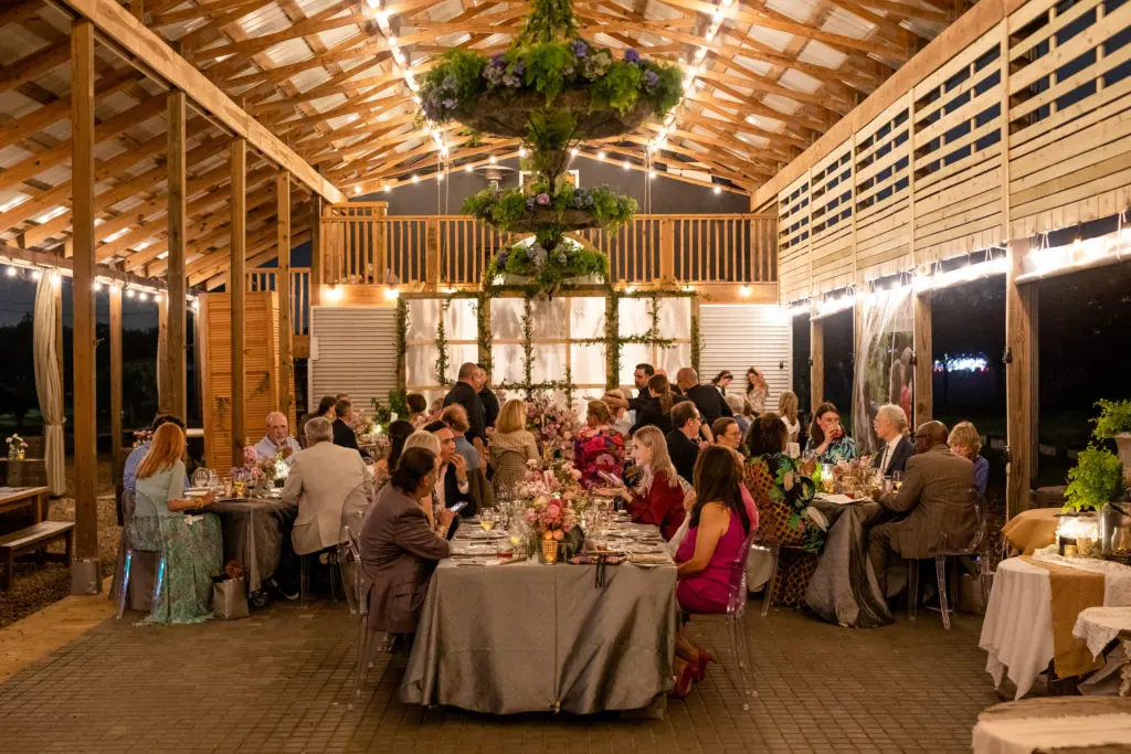 The Gathering Barn at Hope Farms where Recipe For Success hosted the Delicious Alchemy dinner. (Photo by Kirsten Gilliam)