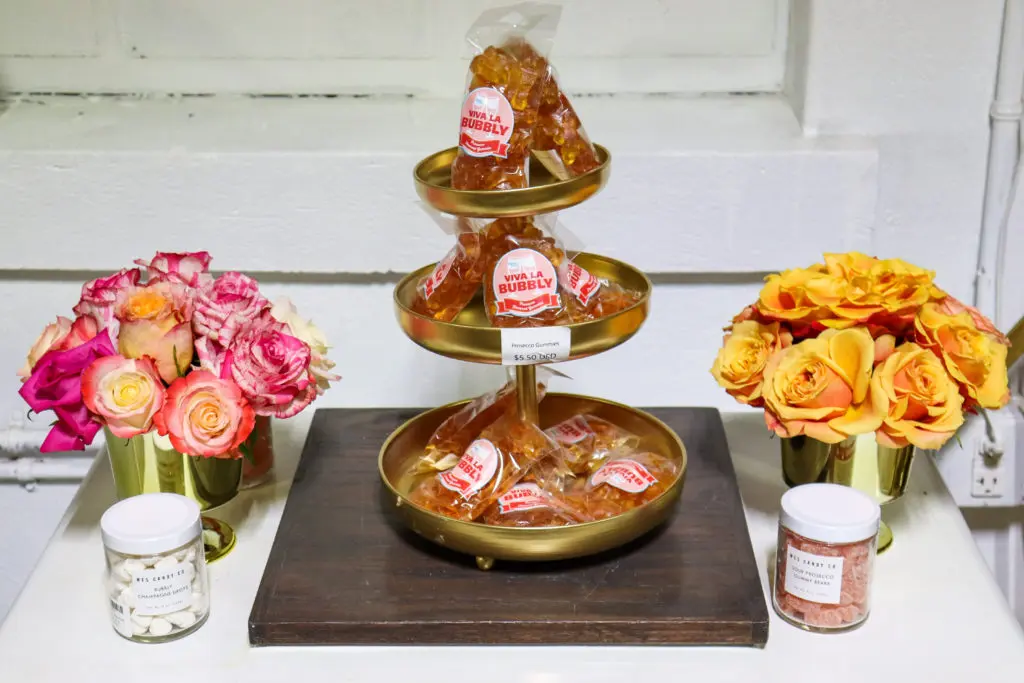 Prosecco Gummies, Chardonnay Drops and other liquor infused candies are among offerings at Ready to Go.